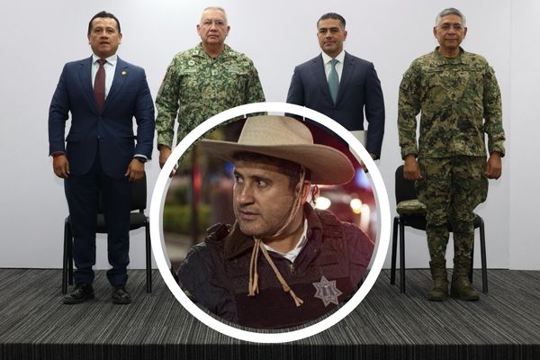 En una conferencia encabezada por Harfuch, se ofrecieron detalles sobre la detención de Samuel García Rivero y Josué Eulogio “N”