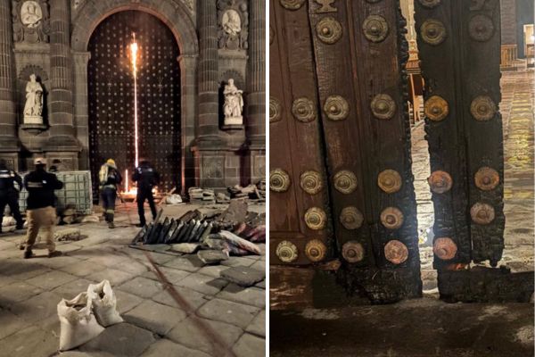 Desde la plataforma ciudadana Actívate se condenó el incendio provocado en la Catedral de Puebla y lo tildaron de "un acto deliberado"