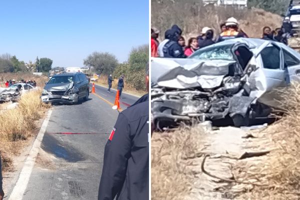 Un choque frontal ocurrido en la carretera federal 150 México–Veracruz, a la altura del tramo Tlacotepec–Tehuacán, cobró una vida