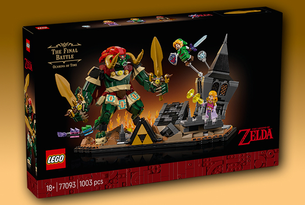 El nuevo set de LEGO está inspirado en la batalla final de The Legend of Zelda: Ocarina of Time donde Link y Zelda se enfrentan a Ganon