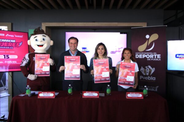 Anuncian segunda edición de la Carrera Mujeres Imparables 2026; será el 15 de marzo, en Puebla