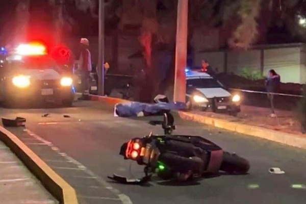 El accidente del motociclista sucedió en la conocida curva del Molino, sobre la avenida Independencia Oriente, en el municipio de Tehuacán