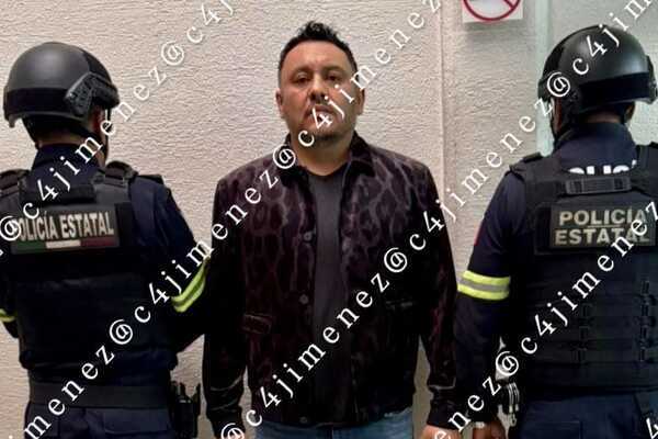 Agentes de la Secretaría de Seguridad Pública del Estado de México detuvieron a Iván Ulises Soria Torres por extorsión a empresarios