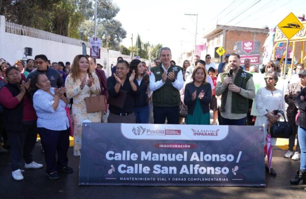 Entrega Pepe Chedraui rehabilitación vial de 13 mil 586 metros cuadrados en la colonia Santa Margarita