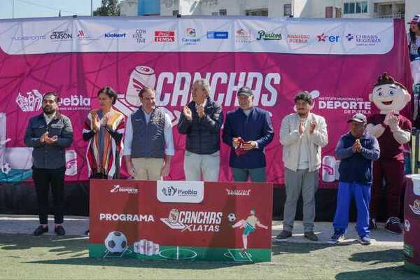 Inició a la campaña “Canchas x Latas” en la Unidad Habitacional Manuel Rivera Anaya, una iniciativa que se desarrollará durante cuatro meses