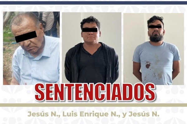 Acreditaron la responsabilidad de Jesús N., Luis Enrique N. y Jesús N., en el secuestro de una joven en la ciudad de Puebla en 2023