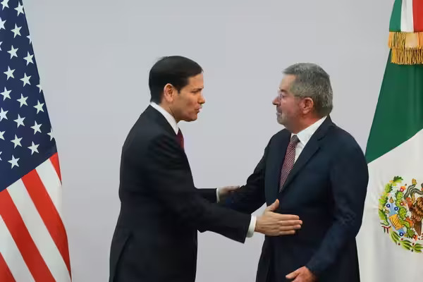 El canciller Juan Ramón de la Fuente habló este domingo 11 de enero con Marco Rubio, el secretario de Estado de Estados Unidos