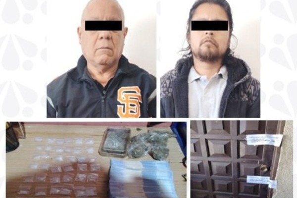 Desmantelan punto de venta de droga en Infonavit Santiago de San Pedro Cholula; hay dos detenidos