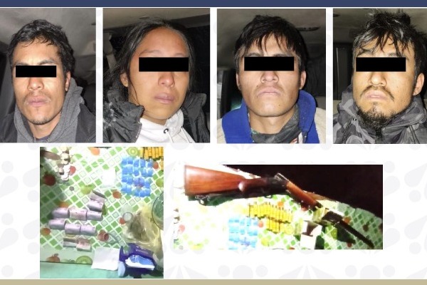 La FGE Puebla desarticuló en San Salvador El Verde, una banda delictiva dedicada al narcomenudeo y robos en distintas modalidades