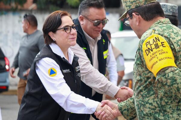 Consejo Nacional de Protección Civil revisa rutas de evacuación del volcán Popocatépetl en Tlaxcala