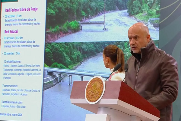 En una inversión mixta del Gobierno de México con Banobras de 16 mil 700 mdp, esa autopista que cruza por Puebla tendrá seis carriles