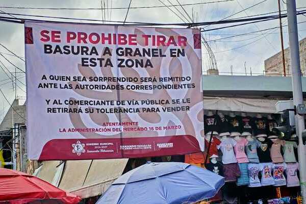 Comerciantes del centro Tehuacán usan "vigilancia comunitaria" contra tiraderos clandestinos de basura