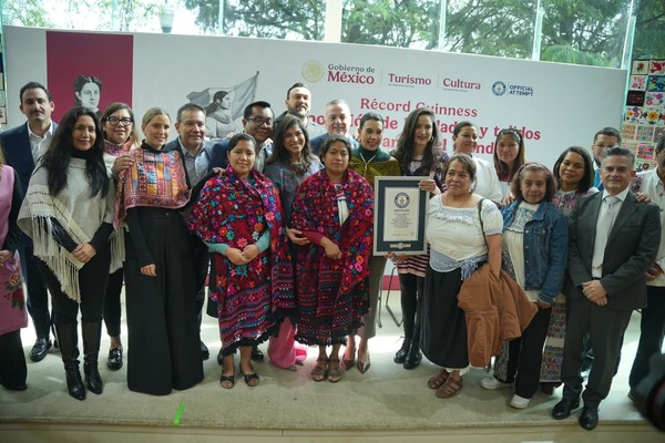 Se exhibieron 3 mil 809 bordados y, tras el conteo oficial, se certificaron 3 mil 106, cifra con la que México obtuvo el Récord Guinness