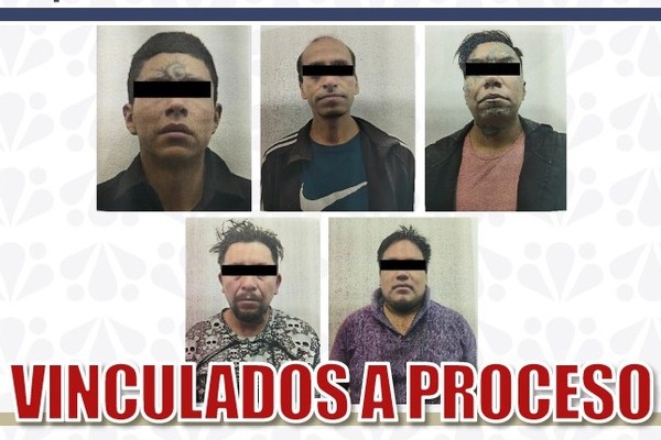 Vincularon a proceso a cinco hombres por su presunta participación en el robo de documentos públicos electorales, en el municipio de Tlapanalá