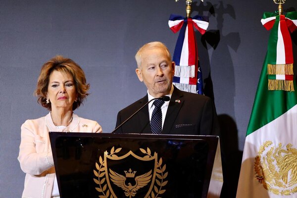 El embajador Ronald Johnson lamentó el caso de los menores intoxicados con fentanilo en Huauchinango, Puebla el pasado 14 de febrero