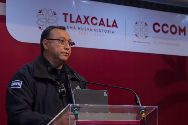 El titular de la SSC Tlaxcala, Alberto Perea, dio a conocer los resultados obtenidos en materia de seguridad correspondientes a enero de 2026