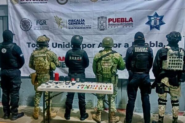Las fuerzas de seguridad efectuaron un operativo de revisión en el penal de San Pedro Cholula; aseguraron 24 objetos punzocortantes