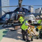 A través de los Servicios de Salud, coordinó con éxito el traslado en ambulancia aérea de un paciente recién nacido, desde Oaxaca