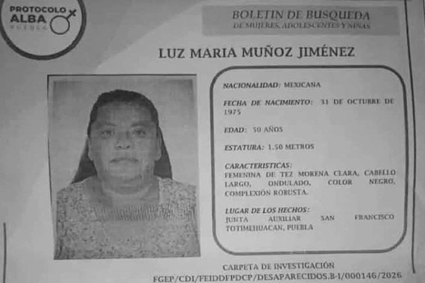 Mujer hallada muerta en río Atoyac era Luz María Muñoz Jiménez, reportada como desaparecida