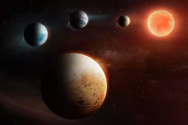 LHS 1903, una estrella modesta situada a 120 años luz de distancia, tiene cuatro planetas cuya disposición rompe moldes de la teoría clásica