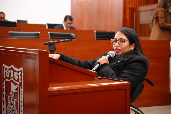 La diputada Gabriela Hernández Islas presentó ante el Pleno la Iniciativa para garantizar el derecho a la consulta previa, libre e informada