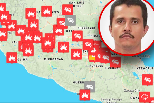 CJNG realizó 252 bloqueos en 20 estados de México tras operativo en el que murió "El Mencho": Gabinete de Seguridad