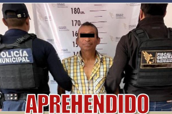 Se cumplimentó una orden de aprehensión contra Jesús “N.”, por su probable participación en el delito de feminicidio en grado de tentativa