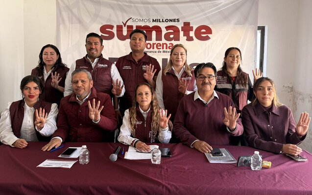 Morena Puebla acusa a la oposición de “carroñería política” para atacar a gobiernos de la 4T