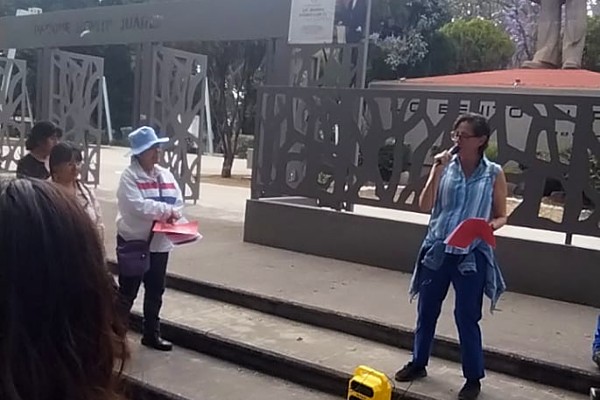 Cablebús Puebla | En Parque Juárez, estudiantes y activistas realizan encuentro cultural en defensa de los árboles