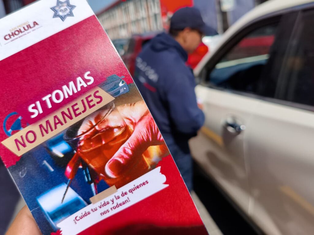 San Pedro Cholula van por cero accidentes por alcohol: Ayuntamiento lanza programa de conductor designado