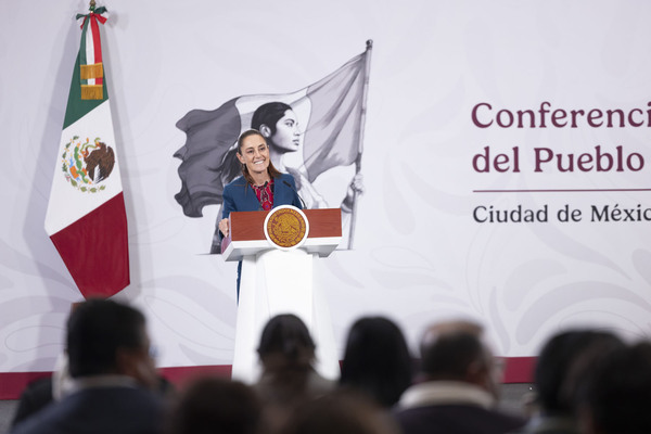La presidenta Claudia Sheinbaum Pardo presentó este miércoles 4 de marzo de 2026 el Decálogo por la Democracia, en la conferencia matutina