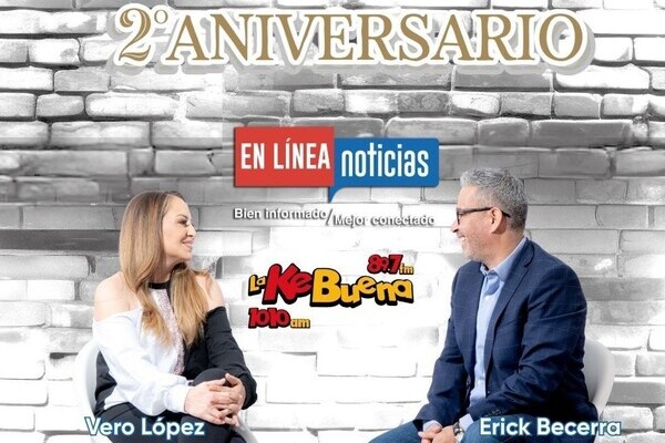 Este miércoles 4 de marzo se cumplen dos años del inicio de En línea noticias, que se escucha de 6:00 a 9:00 horas en la Ke Buena Puebla
