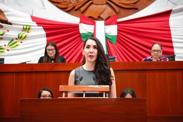 La diputada María Aurora Villeda presentó la Iniciativa para reformar la Ley de Igualdad Sustantiva entre Mujeres y Hombres de Tlaxcala