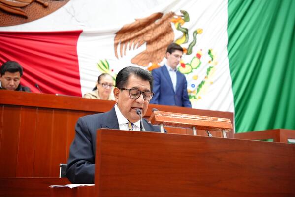 Héctor Ortiz propone armonizar el texto constitucional local con lo establecido en la Constitución Política del Gobierno de México