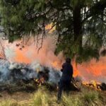 Se controlaron dos incendios registrados en las colonias Mayorazgo y Bosques de Chapultepec, pertenecientes al municipio de Puebla