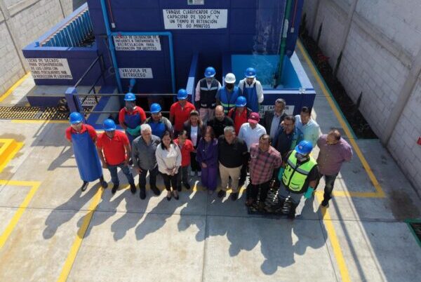 Supervisa Gobierno de Tlaxcala planta privada de tratamiento en lavandería de mezclilla en Tepetitla