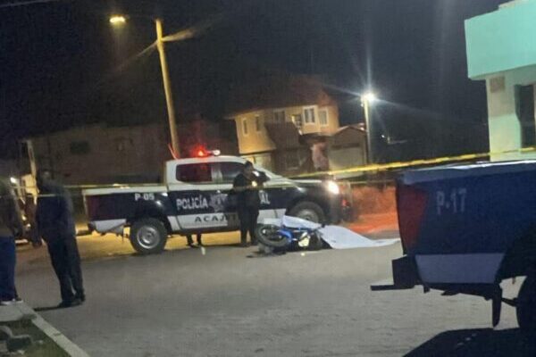Un motociclista fue asesinado a balazos en un ataque directo en el municipio de Acajete, Puebla