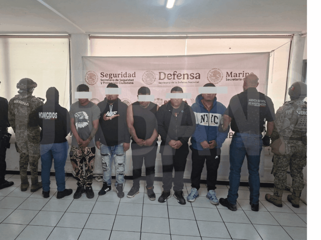 Durante cateos en Texmelucan, hombres disparan a cuerpos de seguridad; hay seis detenidos